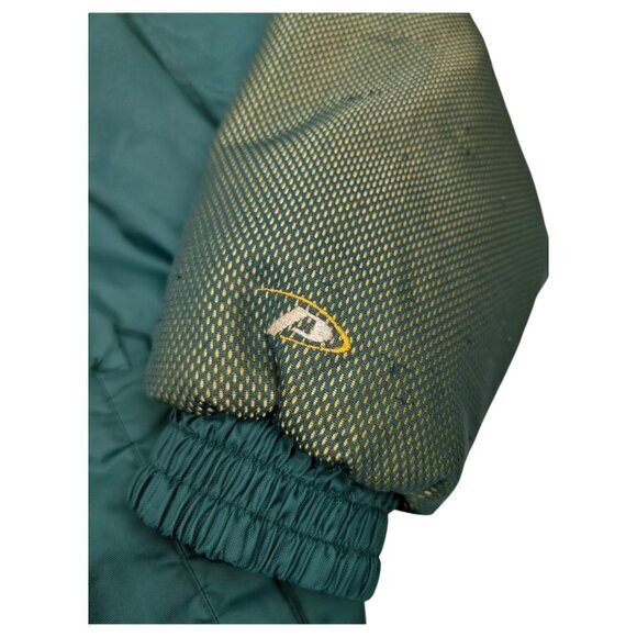 Green Bay Packers Vintage NFL Pro Player Reversible Puffer Style Jacket Size M/L - Picture 5 of 14